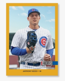 Anthony Rizzo 2017 Topps Archives Snapshots Gold Ed - College Baseball, HD Png Download, Free Download