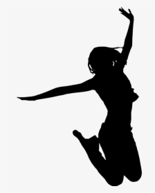 Clases De Baile Moderno - Silhouette Zumba Dance, HD Png Download, Free Download