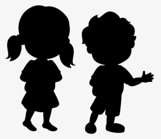 Black & White - Baby Boy Silhouette Black And White Clipart, HD Png Download, Free Download