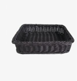 Black Waterproof Wicker Supermarket Storage Baskets - Storage Basket, HD Png Download, Free Download