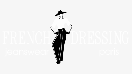 French Dressing Logo Black And White - Illustration, HD Png Download, Free Download