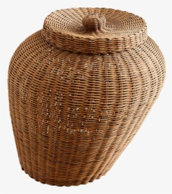 Monumental French Woven Willow Lidded Basket - Transparent Wicker English Baskets Png, Png Download, Free Download