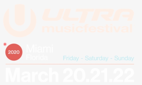 Ultra Music Festival - Music Festival Miami 2020, HD Png Download, Free Download