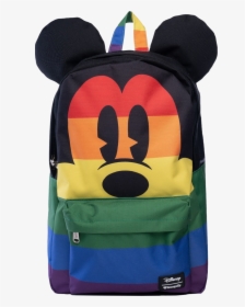Mickey Mouse Rainbow 18” Backpack - Loungefly, HD Png Download, Free Download