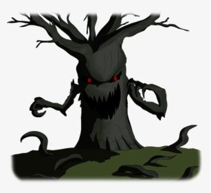 Unthera - Haunted Tree Cartoon, HD Png Download, Free Download