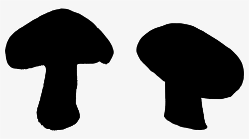 Transparent Vegetable Silhouette Png - Mushroom Silhouette, Png Download, Free Download