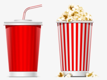 Transparent Movie And Popcorn Clipart - Transparent Royalty Free Popcorn, HD Png Download, Free Download