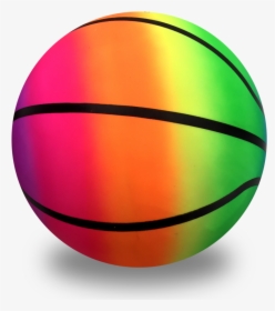 Rainbow Toy Basketball Png, Transparent Png, Free Download
