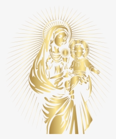 Child Jesus Religion Clip Art - Blessed Virgin Mary Png, Transparent Png, Free Download