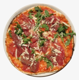 Tomato, Mozzarella, Dried Beef, Rocket Salad, Parmesan - California-style Pizza, HD Png Download, Free Download