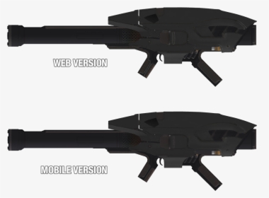 Comparison Of The Texture Quality Between The Mobile - Machine Gun, HD Png Download, Free Download