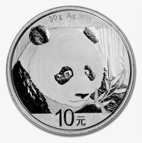 Chinese 30 Gram Silver Panda, HD Png Download, Free Download