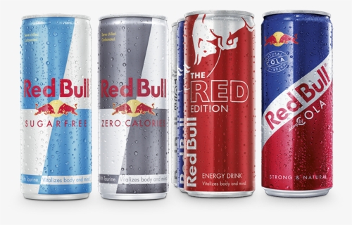 Red Bull Can Png -red Bull Energy Drink - 1987 Red Bull Can, Transparent Png, Free Download