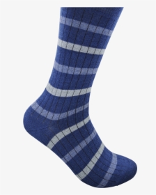 Geoff Nicholson Blue Stripe Socks - Sock, HD Png Download, Free Download