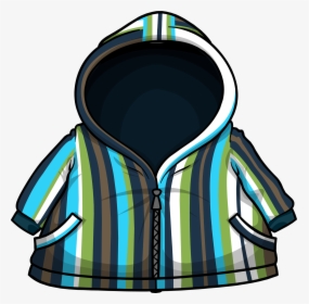 Blue Striped Raincoat Clipart , Png Download, Transparent Png, Free Download