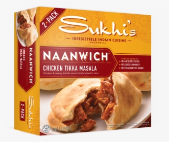 Frozen Naanwiches - Sukhi's Naanwich Chicken Tikka Masala, HD Png Download, Free Download