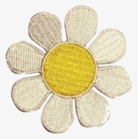 #flower #badge #patch #nature #yellow #cute #yellowaesthetic - Oxeye Daisy, HD Png Download, Free Download