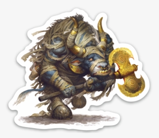3734484 - Minotaur Mummy, HD Png Download, Free Download