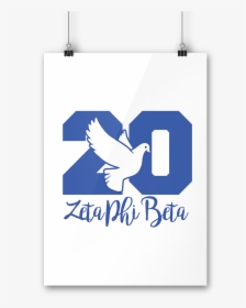 White Zeta Phi Beta T Shirt, HD Png Download, Free Download