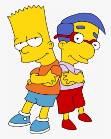 Cool Png Images - Milhouse Los Simpson Bart, Transparent Png, Free Download