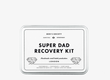 Super Dad Recovery Kit Design By Men"s Society - Men's Society, HD Png Download, Free Download