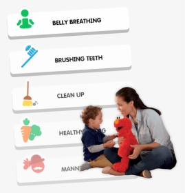 Elmo Head Png -the Elmo Toy Can Encourage Daily Routines - Baby, Transparent Png, Free Download
