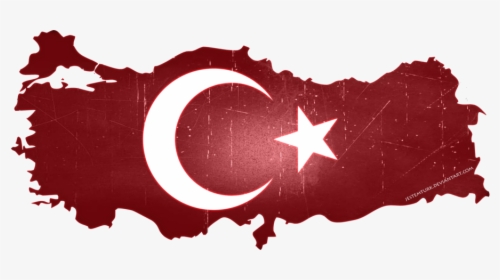 Turkish Flag On Country , Png Download - Turkey Country Flag Png, Transparent Png, Free Download