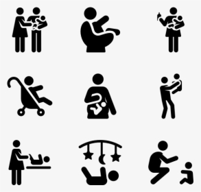Baby Family Icon Png, Transparent Png, Free Download