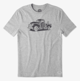 Men"s Old School Truck Crusher Tee - T-shirt, HD Png Download, Free Download