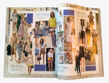 Fashion Page Yearbook, HD Png Download, Free Download