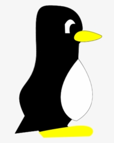 Penguin Clipart Side View - Cartoon Penguin From The Side, HD Png Download, Free Download