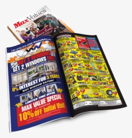 Maxvalues Direct Mail Magazine Is Distributed Throughout - Graphic Design, HD Png Download, Free Download