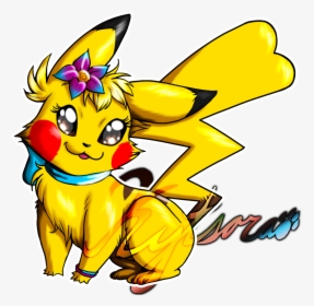 Cute Pikachu Png -[gift] Pikachu - Cartoon, Transparent Png, Free Download