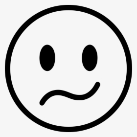 Icon Png Face Confused, Transparent Png, Free Download