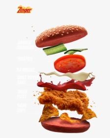 Ghost Pepper Burger Kfc, HD Png Download, Free Download