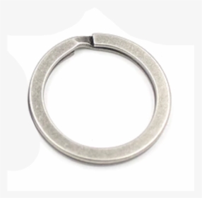 Antique Nickel Key Ring - Circle, HD Png Download, Free Download