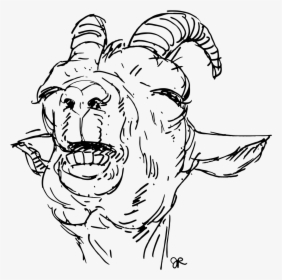 Jaimeramirezart Goat Sketch Kids Baby T Shirt - Sketch, HD Png Download, Free Download
