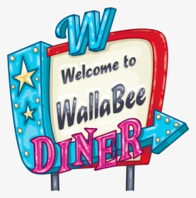 Diner Sign Png, Transparent Png, Free Download