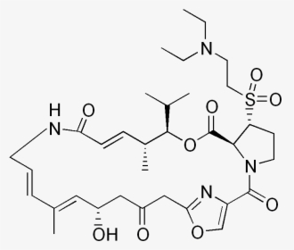 Dalfopristin Chemical Structure - Quinupristin Dalfopristin, HD Png Download, Free Download