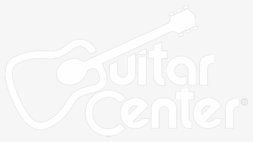 Guitar Center - Guitar Center Logo Png White, Transparent Png, Free Download
