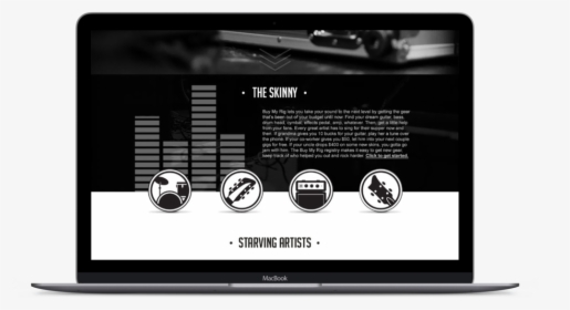 Portfolio Guitar Center Website Landing 2 - Bateria De Los Beatles, HD Png Download, Free Download