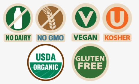 Organic Non Gmo Gluten Free - Vegan Gluten Free Non Gmo, HD Png Download, Free Download
