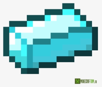 Transparent Diamond Ore Png - Minecraft Gold Ingot, Png Download, Free Download
