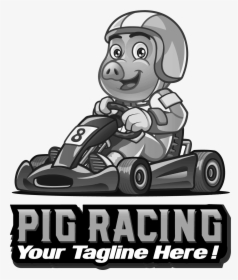 Pig Racing Cartoons, HD Png Download, Free Download