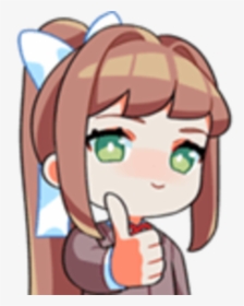 Doki Doki Literature Club Happy Thoughts Png, Transparent Png, Free Download