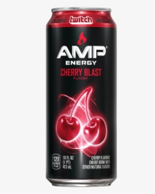Cherry Front - Amp Strawberry Limeade Energy Drink, HD Png Download, Free Download