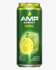 Original Front - Amp Strawberry Limeade Energy Drink, HD Png Download, Free Download