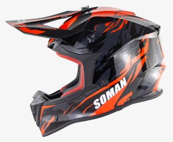 Soman Ece Motocross Full Face Protective Safety Adult - Motorcycle Helmet, HD Png Download, Free Download