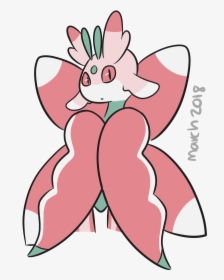 Lurantis Redraw - Cartoon, HD Png Download, Free Download