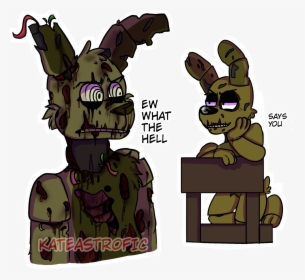 Transparent Plushtrap Png - Fnaf Springtrap And Plushtrap, Png Download, Free Download